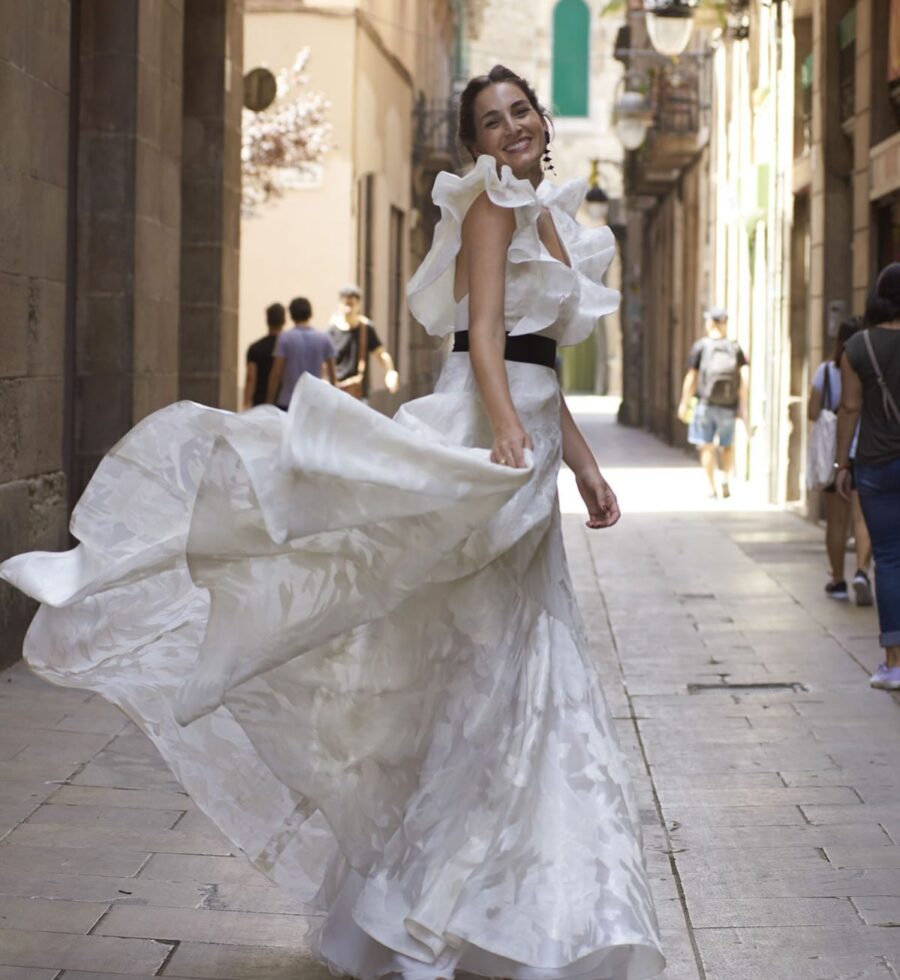 Tres influencers en Barcelona: novias por un día