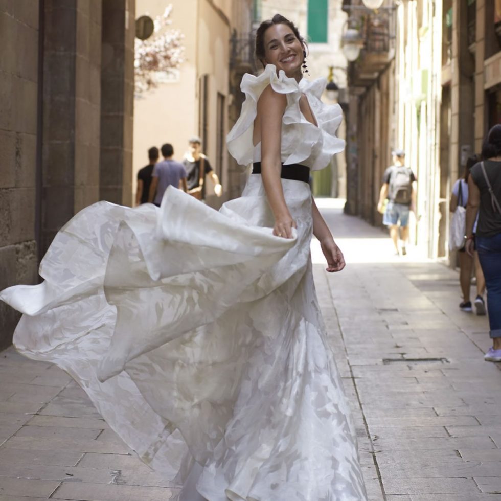 Three influencers in Barcelona: brides for the day