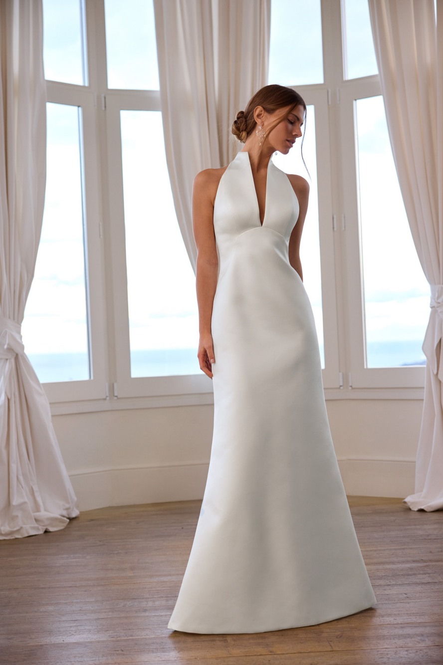 Halter con caídas en raso